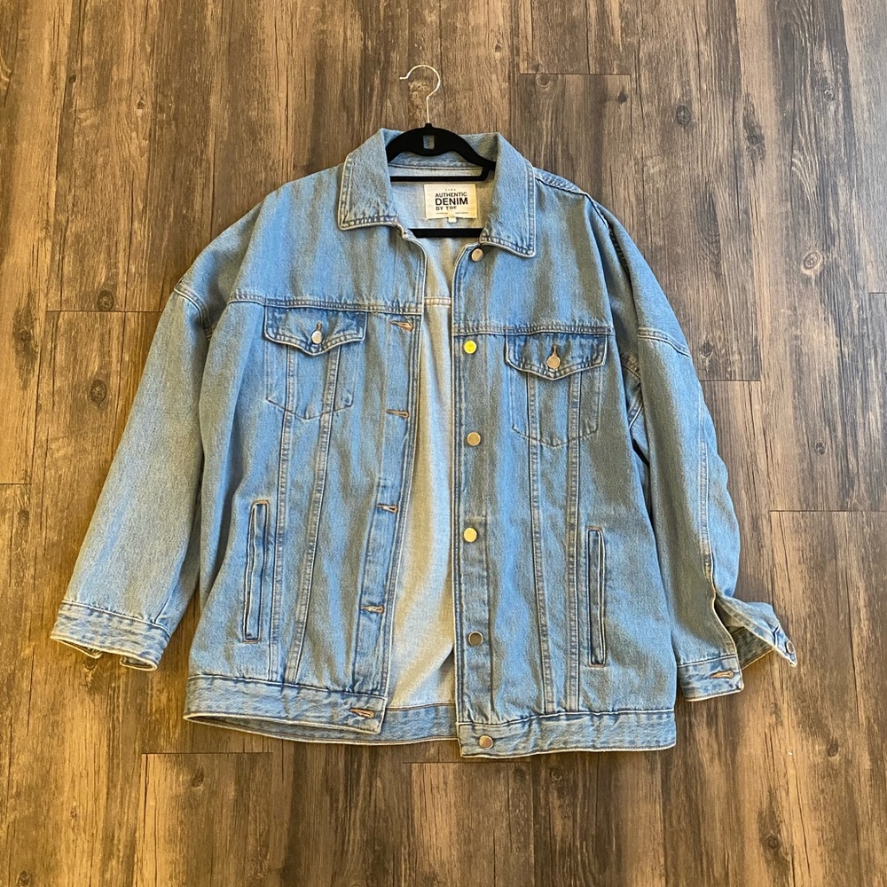 ZARA DENIM OVERSIZED JEAN JACKET